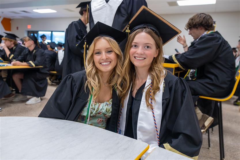 Students celebrate graduating